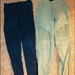 Beulah Moto Leggings